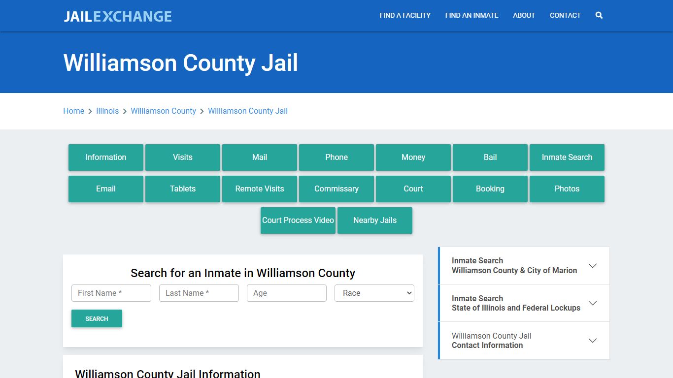 Williamson County Jail Roster Lookup, IL, Inmate Search