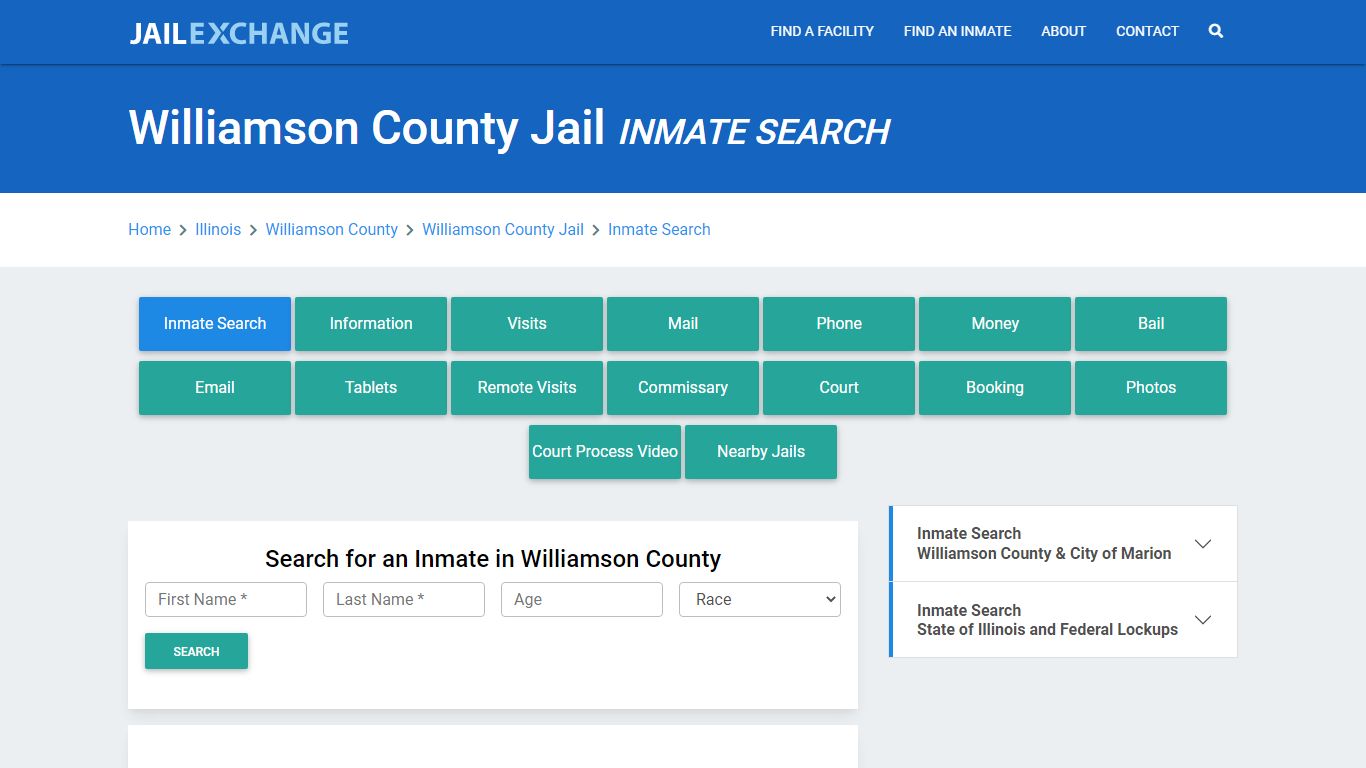 Williamson County Jail, IL Inmate Search: Roster & Mugshots