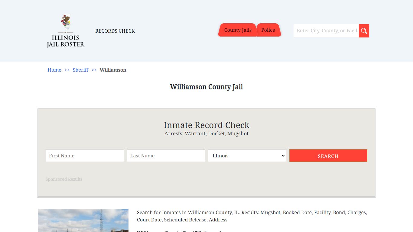 Williamson County Jail - Jail Roster Search